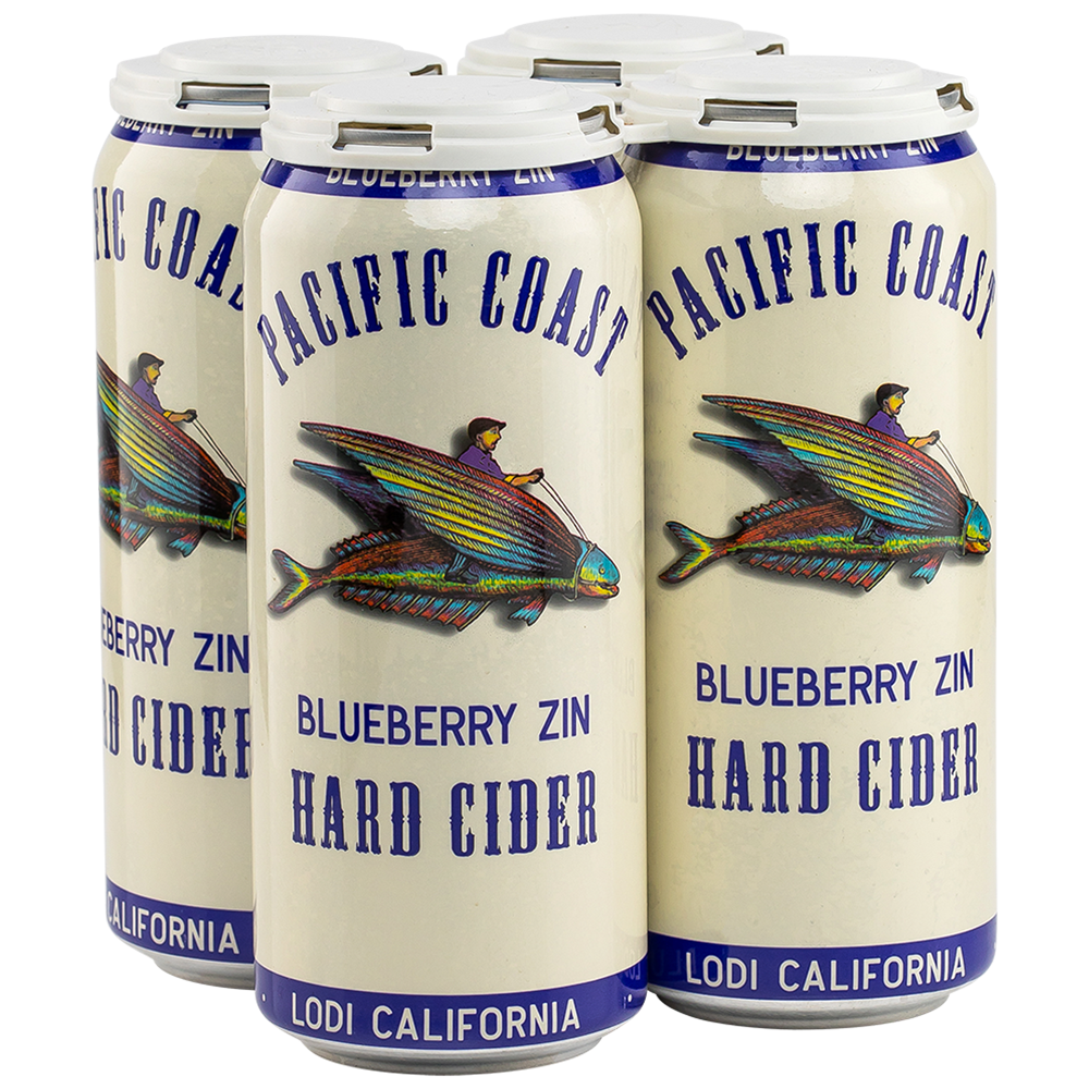 Blueberry Zin Cider cans