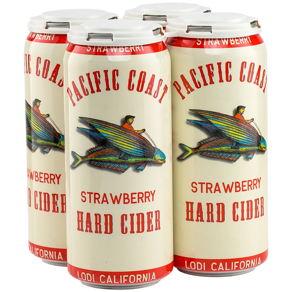 Strawberry Cider cans